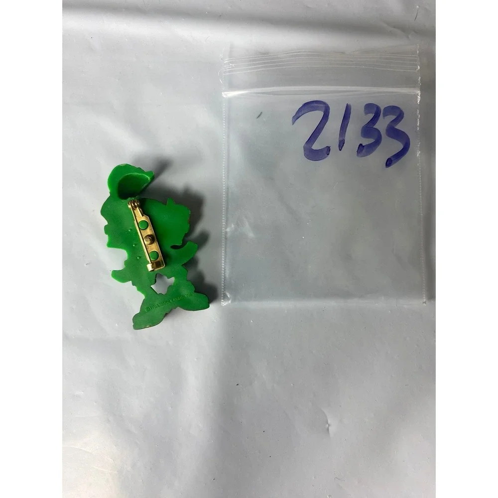 Vintage Leprechaun Figurine St Patricks‎ Day Irish Lucky Green Hat Magnet 2133